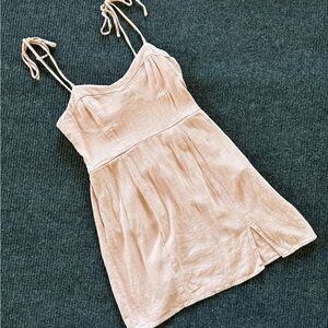 Aeropostale Sweetheart Babydoll Pink Adjustable Mini Sun Dress Women’s M Boho